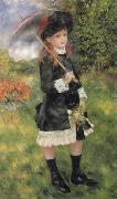 Pierre Renoir Girl with Parasol (Aline Nunes) Sweden oil painting artist